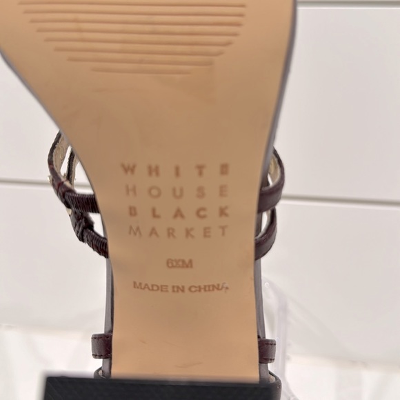 White House Black Market chunky heels. Size 61/2 M - Picture 8 of 13